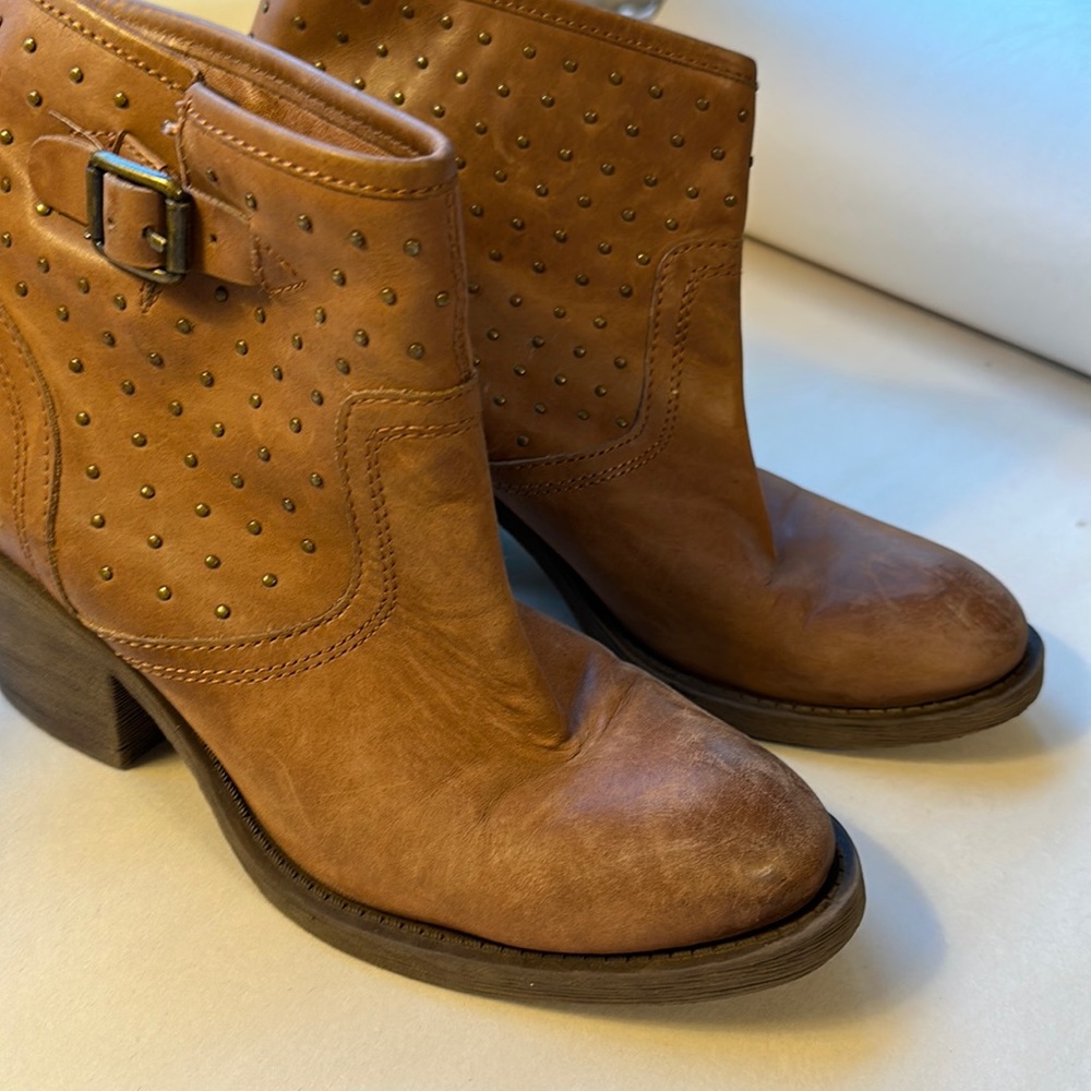 Lucky Brand Studded Ankle Boots